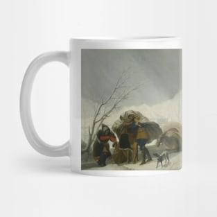 Winter Scene by Francisco Goya Mug